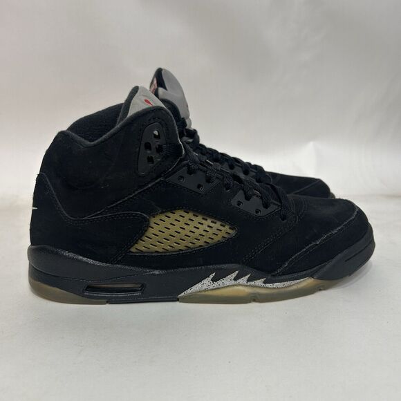 Nike Shoes Air Jordan 5 Retro BG “Black Metallic” 2024 - Picture 4 of 10